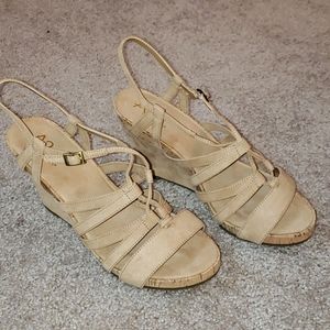 NEW - A2 Poppy Plush Wedge Sandals